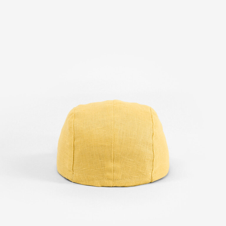 CARIBOU CASQUETTE EN LIN - DUO JAUNE