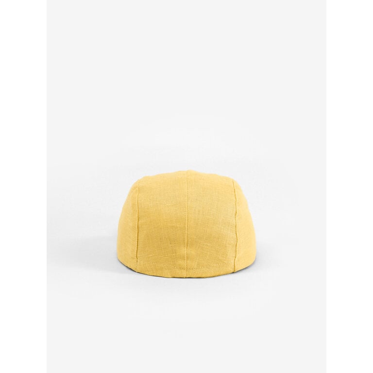 CARIBOU CASQUETTE EN LIN - DUO JAUNE