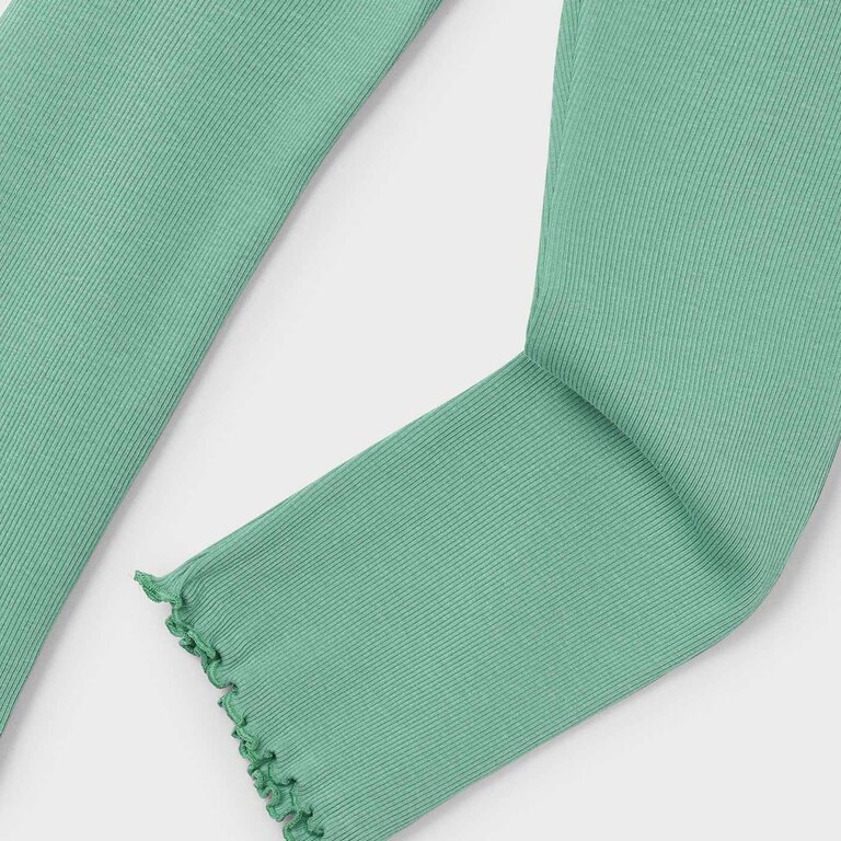MAYORAL LEGGING ÉVASÉ CÔTELÉ - MENTHE