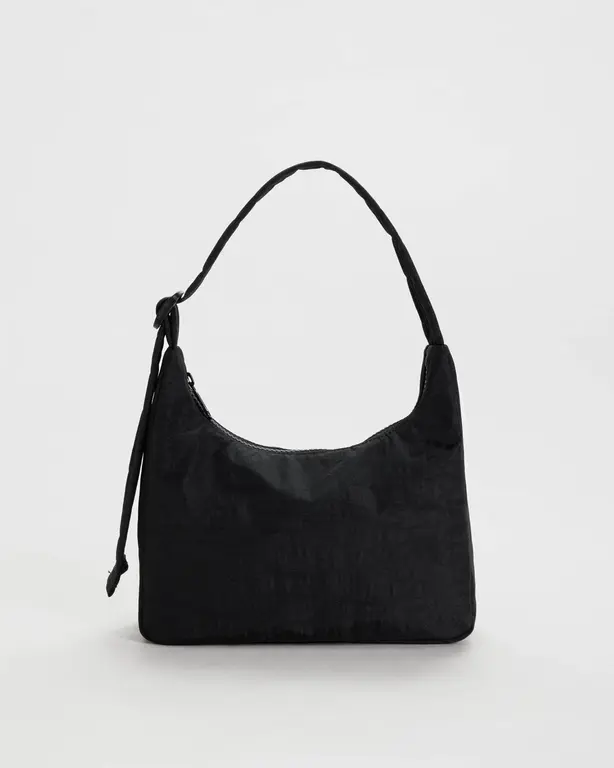 BAGGU MINI SAC À ÉPAULE EN NYLON - NOIR