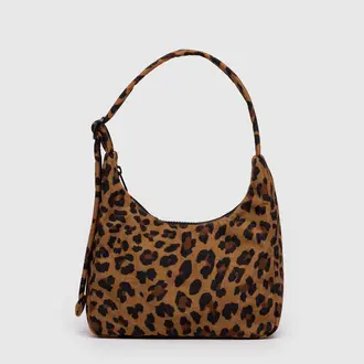 BAGGU MINI SAC À ÉPAULE EN NYLON - LÉOPARD