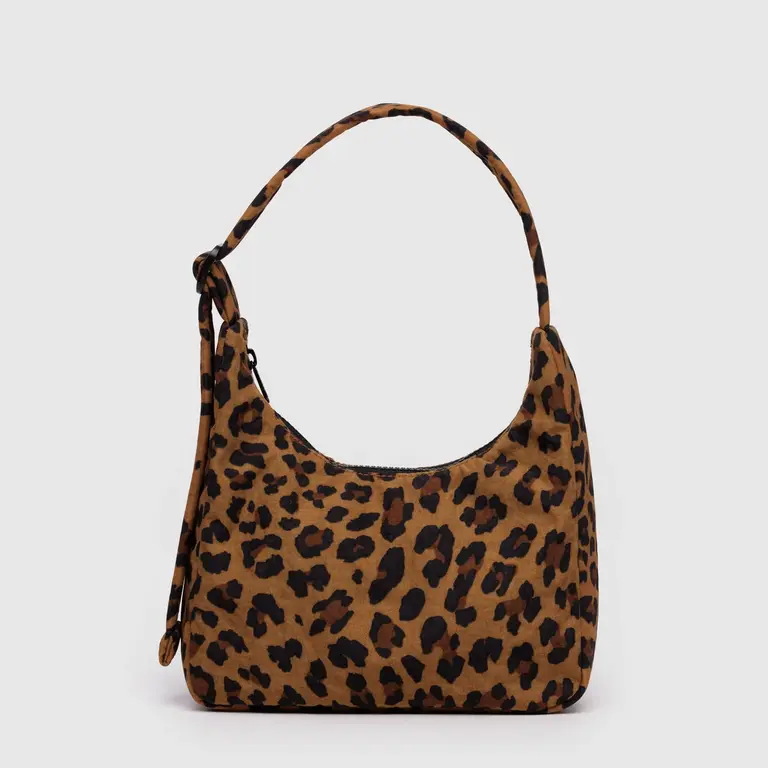BAGGU MINI SAC À ÉPAULE EN NYLON - LÉOPARD