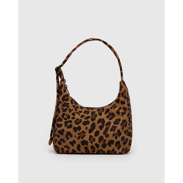 BAGGU MINI SAC À ÉPAULE EN NYLON - LÉOPARD