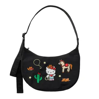 BAGGU SAC CROISSANT EN NYLON MOYEN - HELLO KITTY WESTERN