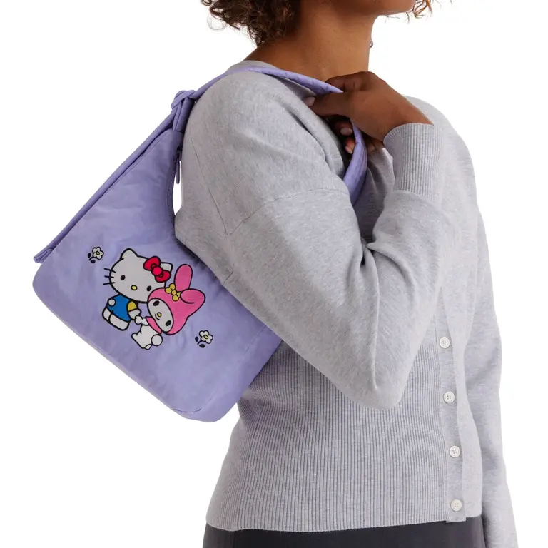 BAGGU MINI SAC À ÉPAULE EN NYLON - HELLO KITTY & MY MELODY