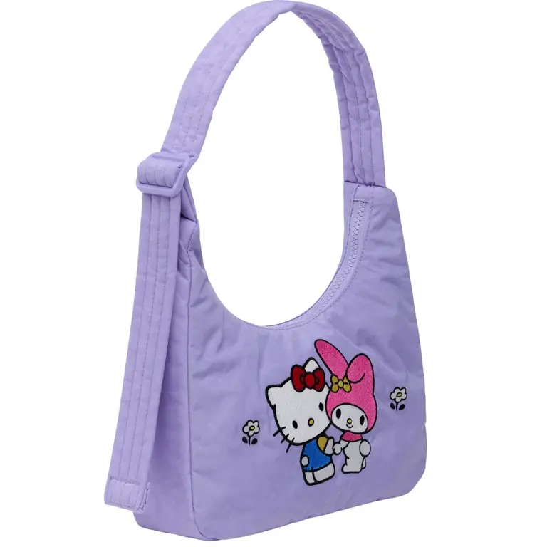 BAGGU MINI SAC À ÉPAULE EN NYLON - HELLO KITTY & MY MELODY