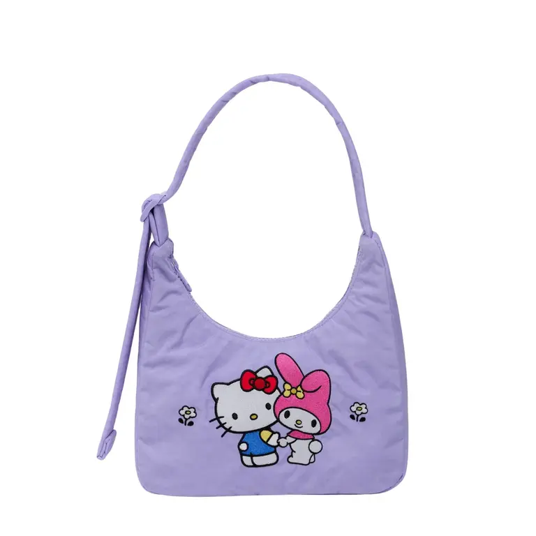 BAGGU MINI SAC À ÉPAULE EN NYLON - HELLO KITTY & MY MELODY