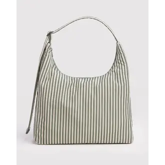 BAGGU SAC À ÉPAULE EN NYLON - SAGE STRIPE