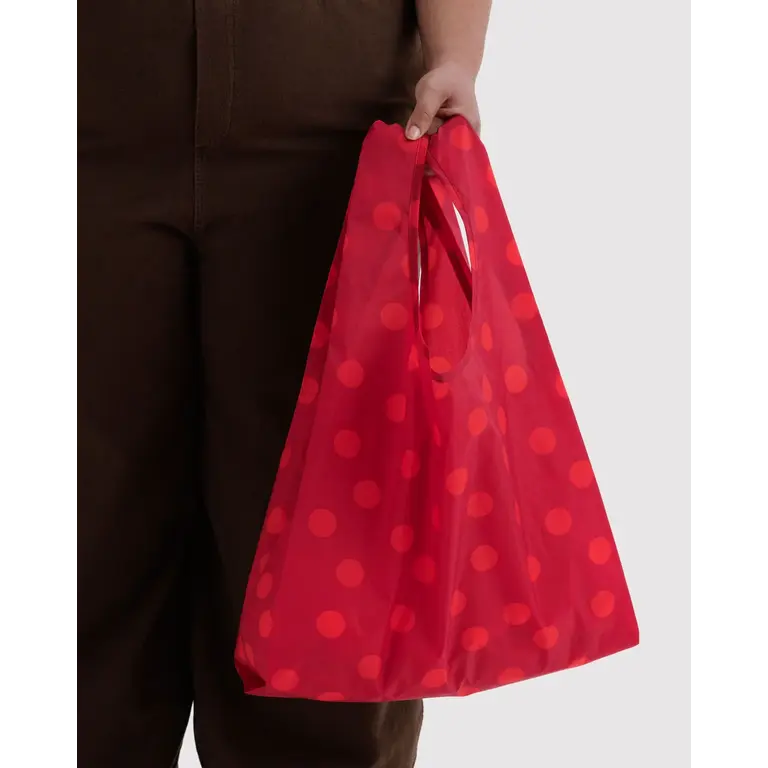 BAGGU STANDARD BAGGU REUSABLE BAG - RED POLKA DOT