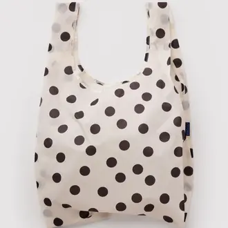 BAGGU SAC RÉUTILISABLE STANDARD BAGGU - CREAM AND BLACK POLKA DOT