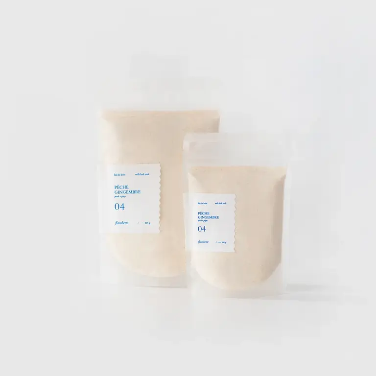 FLAMBETTE LAIT DE BAIN 100G - PÊCHE & GINGEMBRE