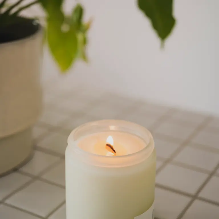 FLAMBETTE BOUGIE 8 OZ - POIRE & THÉ VERT
