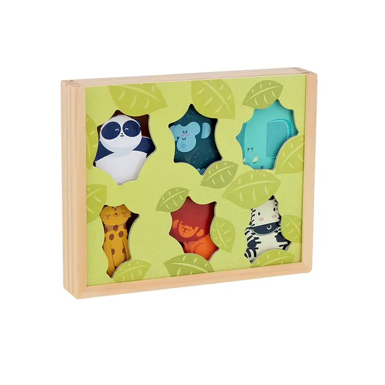 VILAC MES FIGURINES EN BOIS - ANIMAUX DE LA JUNGLE