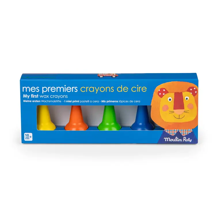 MOULIN ROTY MES PREMIERS CRAYONS DE CIRE - POPIPOP