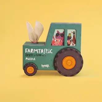 LONDJI PUZZLE CHERCHE ET TROUVE 36 PCS - FARMTASTIC