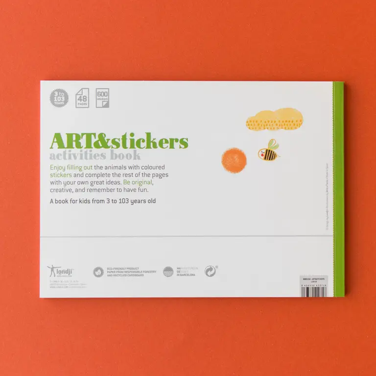 LONDJI LIVRE D'ACTIVITÉ ART & AUTOCOLLANTS