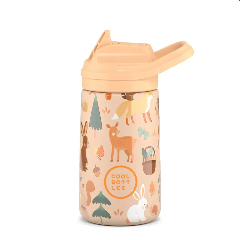 COOL BOTTLES BOUTEILLE ISOTHERME 350 ML - AMIS DE LA FORÊT