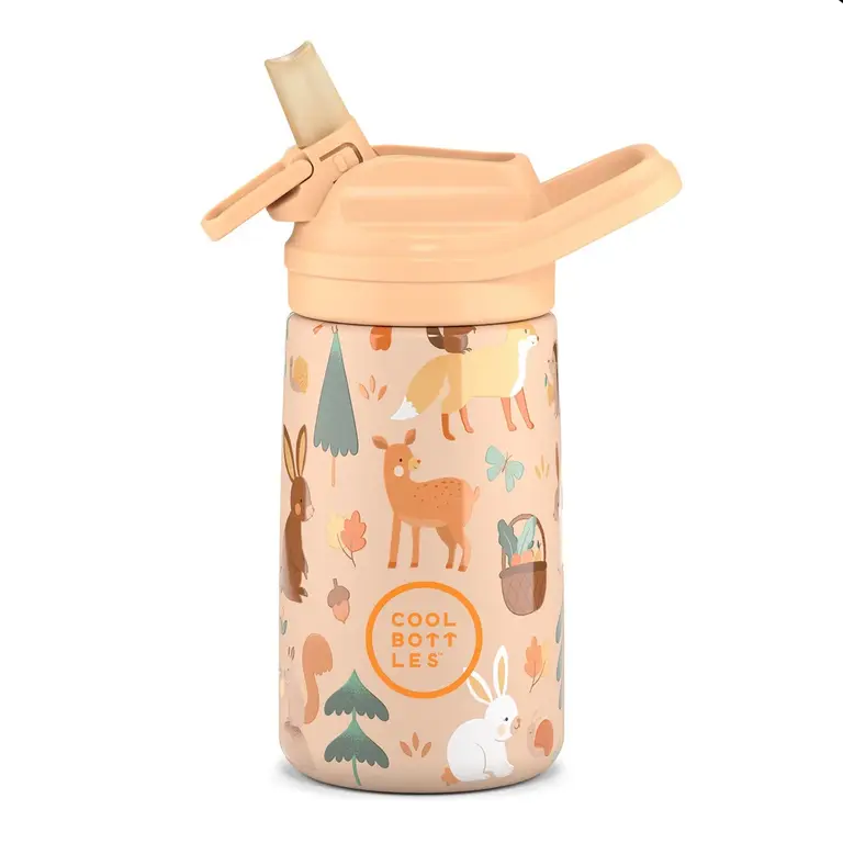 COOL BOTTLES BOUTEILLE ISOTHERME 350 ML - AMIS DE LA FORÊT
