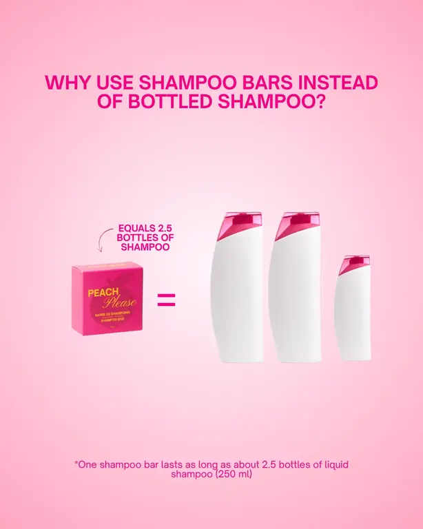 PIXIE WOO SHAMPOING EN BARRE - PEACH PLEASE