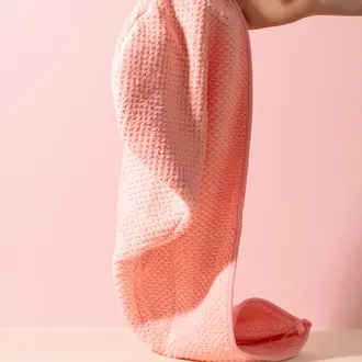 PIXIE WOO SERVIETTE EN MICRO-FIBRE - ROSE
