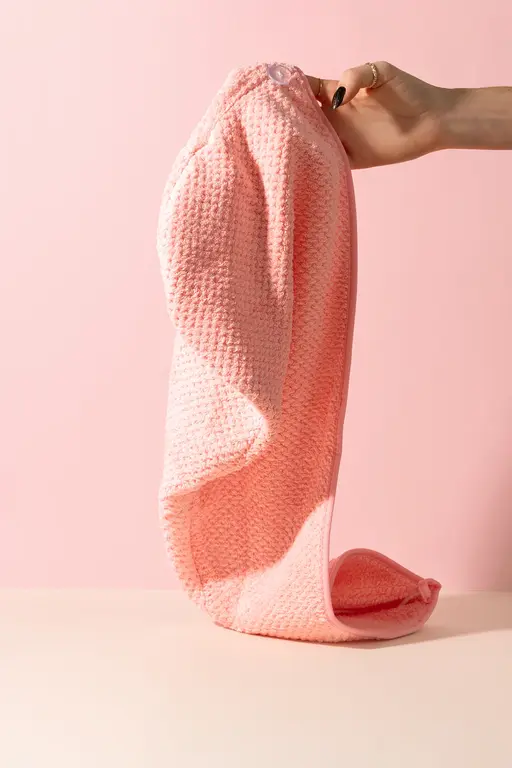 PIXIE WOO SERVIETTE EN MICRO-FIBRE - ROSE