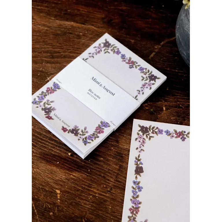 MIMI & AUGUST BLOC-NOTES - FLEURS SAUVAGES