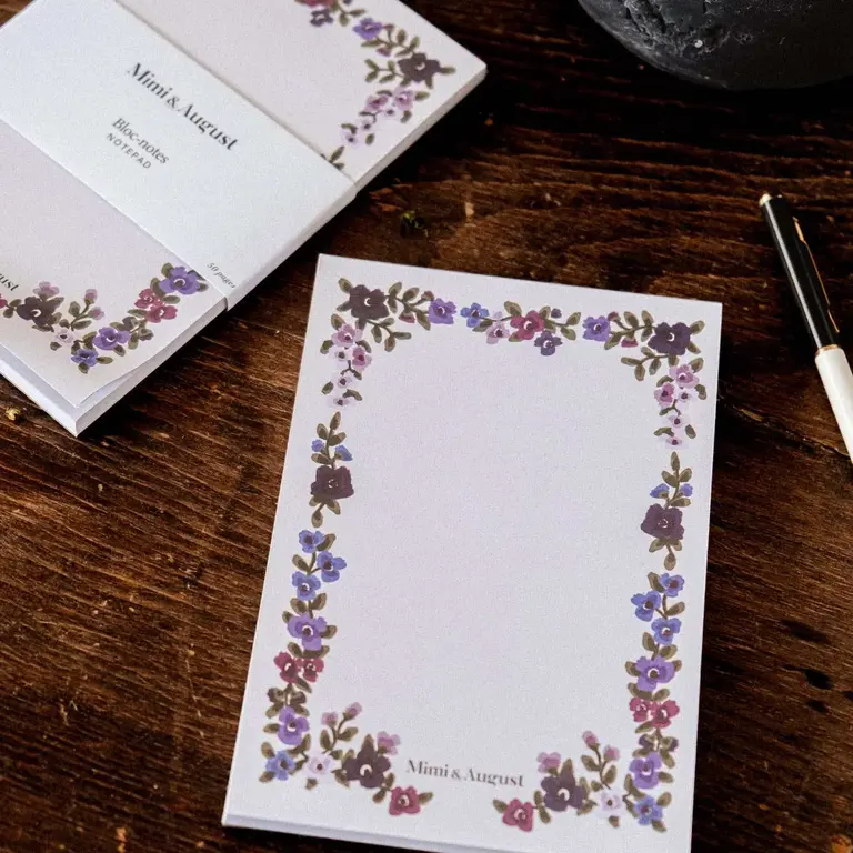 MIMI & AUGUST BLOC-NOTES - FLEURS SAUVAGES