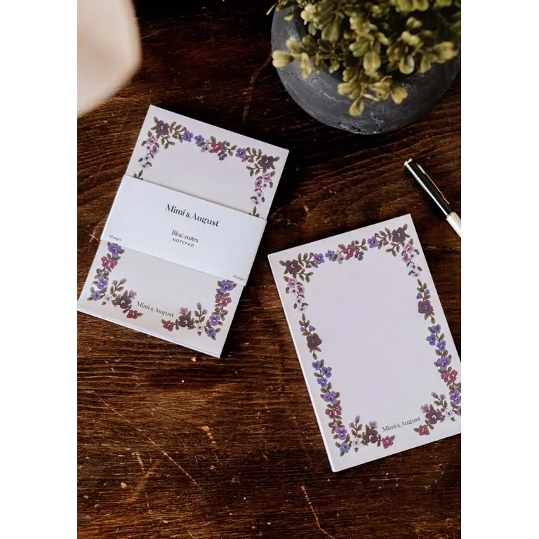 MIMI & AUGUST BLOC-NOTES - FLEURS SAUVAGES