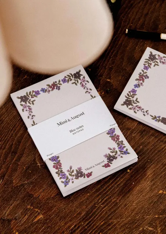MIMI & AUGUST BLOC-NOTES - FLEURS SAUVAGES
