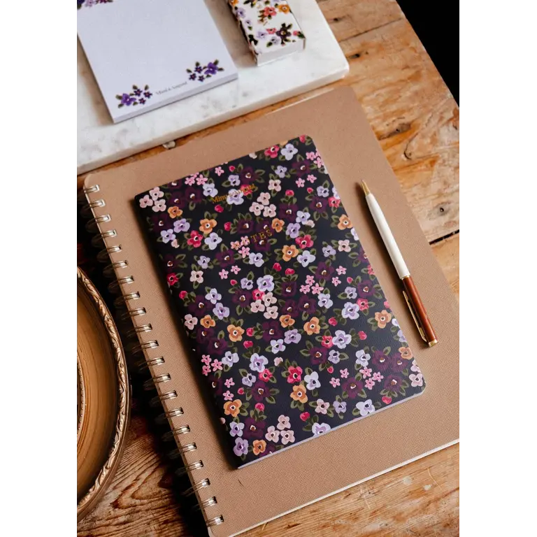 MIMI & AUGUST CARNET LIGNÉ - CHAMPS DE FLEURS