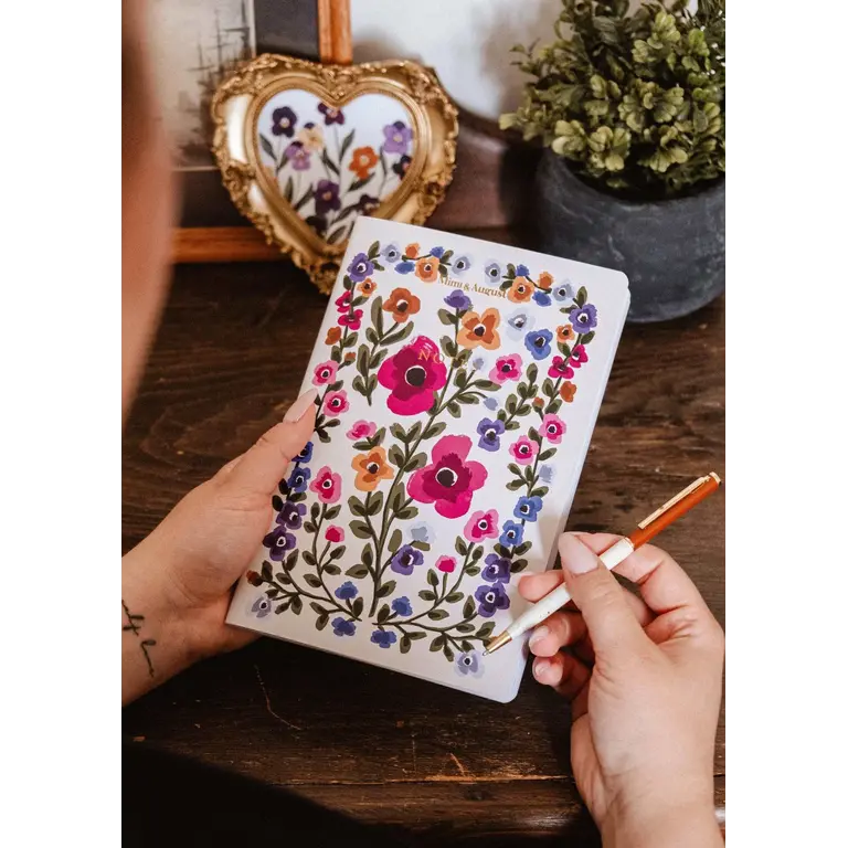 MIMI & AUGUST CARNET LIGNÉ - BOUQUET