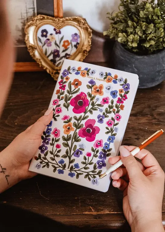 MIMI & AUGUST CARNET LIGNÉ - BOUQUET