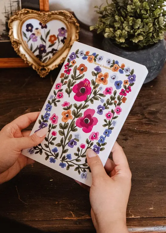 MIMI & AUGUST CARNET LIGNÉ - BOUQUET