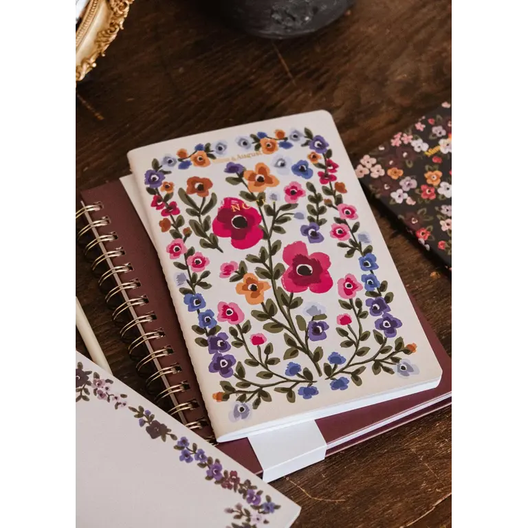 MIMI & AUGUST CARNET LIGNÉ - BOUQUET
