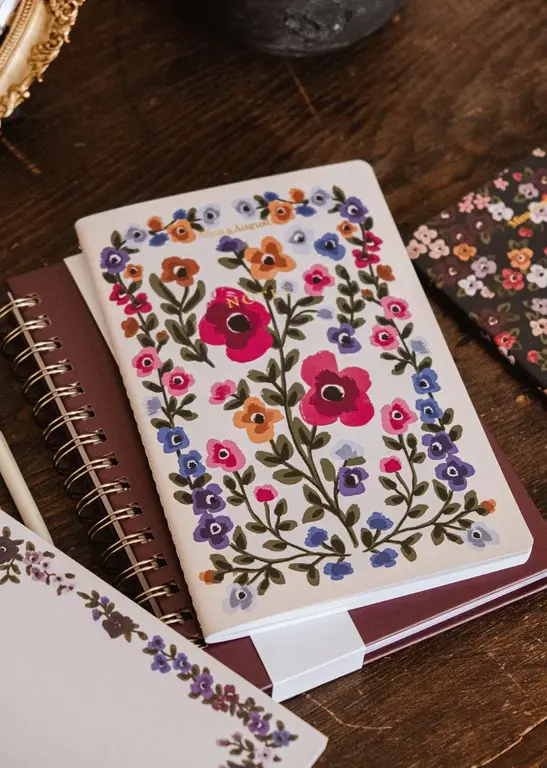 MIMI & AUGUST CARNET LIGNÉ - BOUQUET