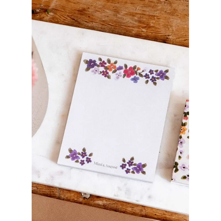 MIMI & AUGUST MINI BLOC-NOTES - BOUQUET