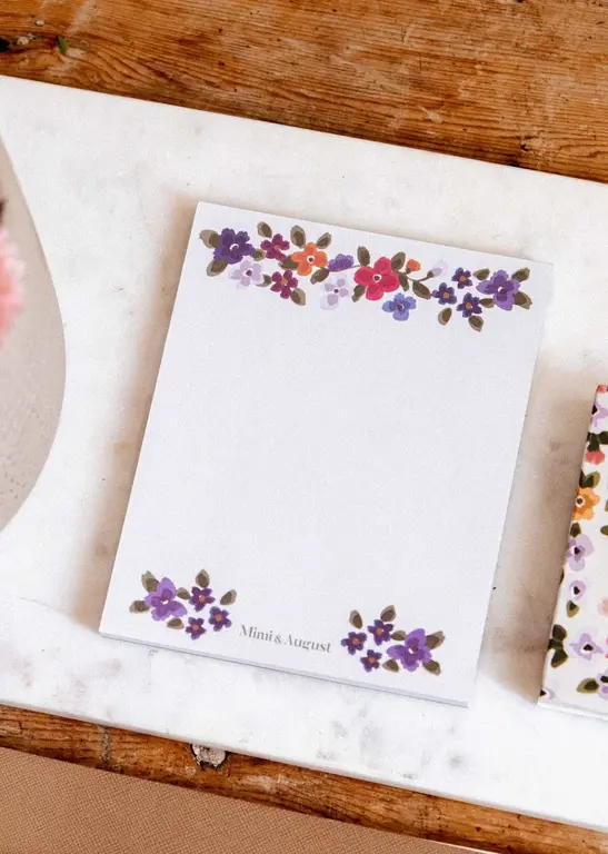 MIMI & AUGUST MINI BLOC-NOTES - BOUQUET