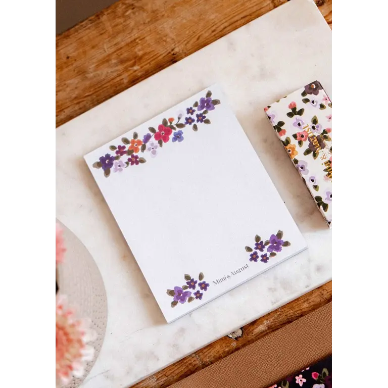 MIMI & AUGUST MINI BLOC-NOTES - BOUQUET