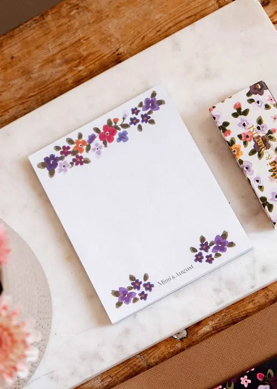 MIMI & AUGUST MINI BLOC-NOTES - BOUQUET