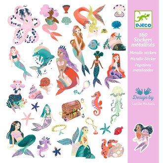DJECO AUTOCOLLANTS SCINTILLANTS - SIRÈNES
