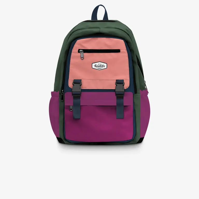 HEADSTER KIDS SAC À DOS COLORBLOCK 26L - RASPBERRY FIELDS