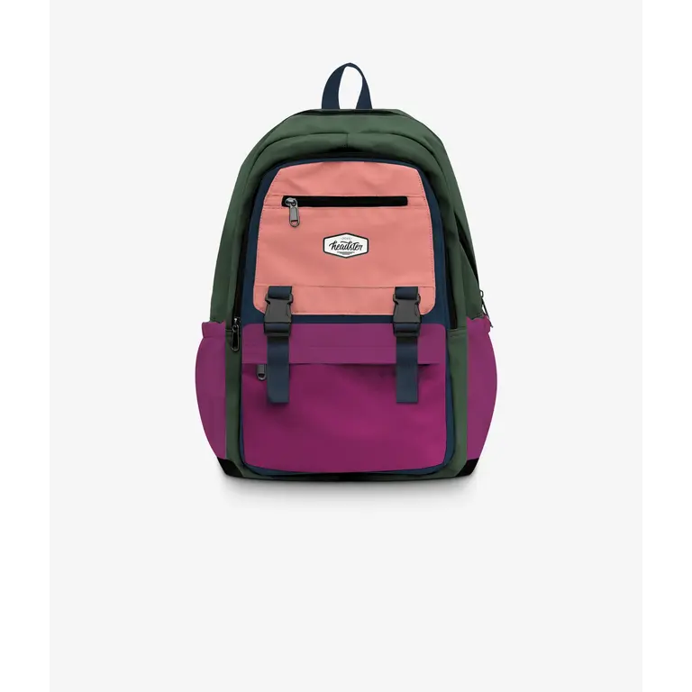 HEADSTER KIDS COLORBLOCK 26L BACKPACK - RASPBERRY FIELDS
