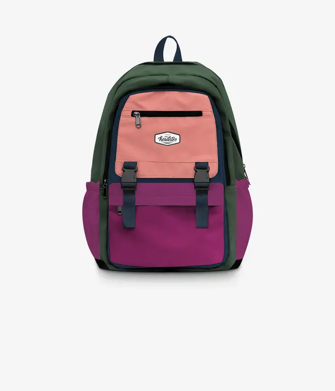 HEADSTER KIDS SAC À DOS COLORBLOCK 26L - RASPBERRY FIELDS