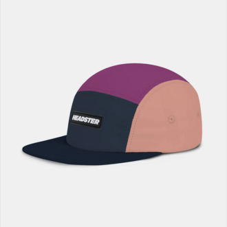 HEADSTER KIDS CASQUETTE RUNNER FIVE PANEL -  RASPBERRY FIELD