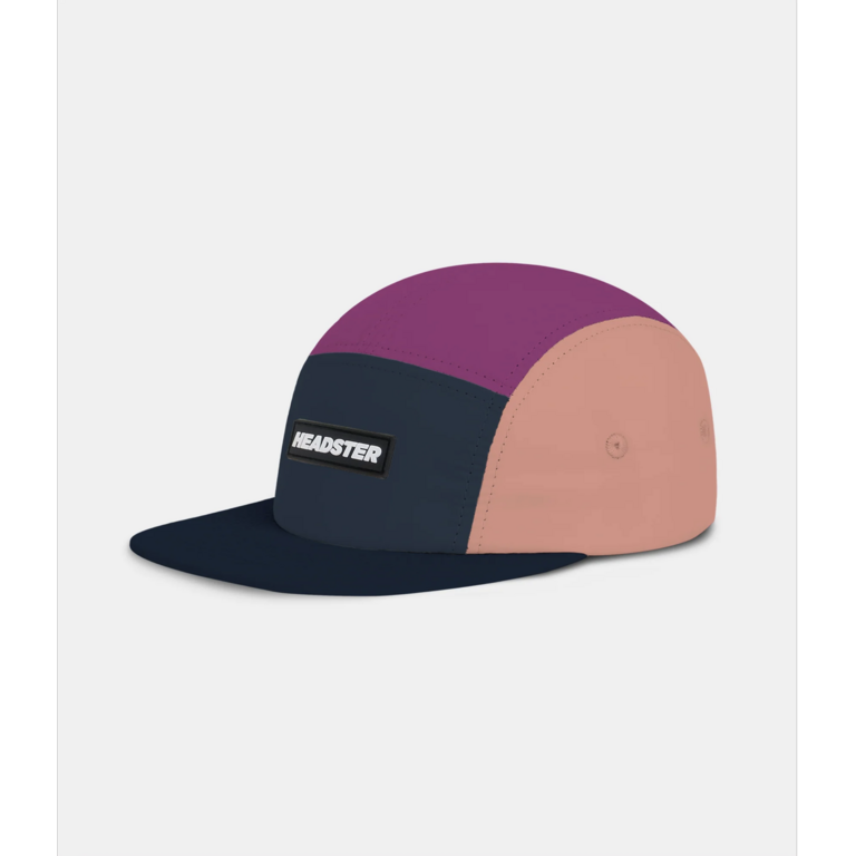 HEADSTER KIDS CASQUETTE RUNNER FIVE PANEL -  RASPBERRY FIELD