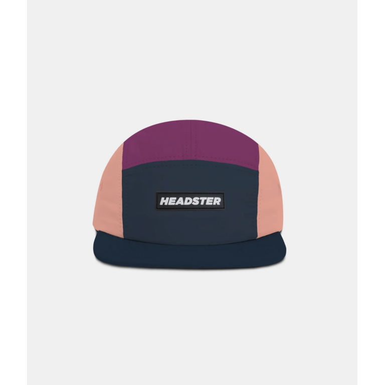 HEADSTER KIDS FIVE-PANEL RUNNER CAP - RASPBERRY FIELD