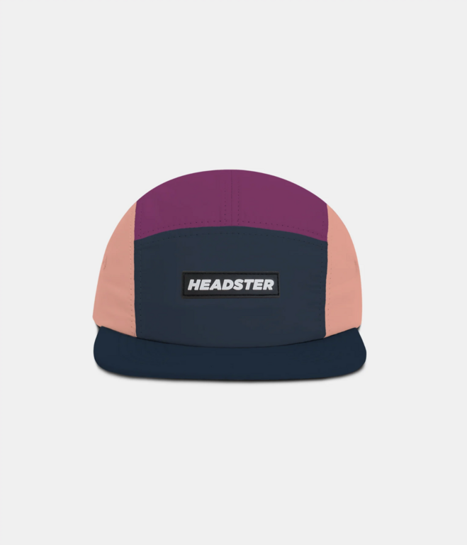 HEADSTER KIDS CASQUETTE RUNNER FIVE PANEL -  RASPBERRY FIELD