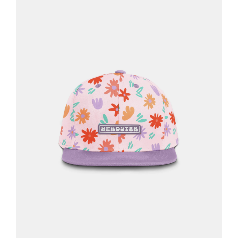 HEADSTER KIDS SNAPBACK CAP - PAINTED FLOWER