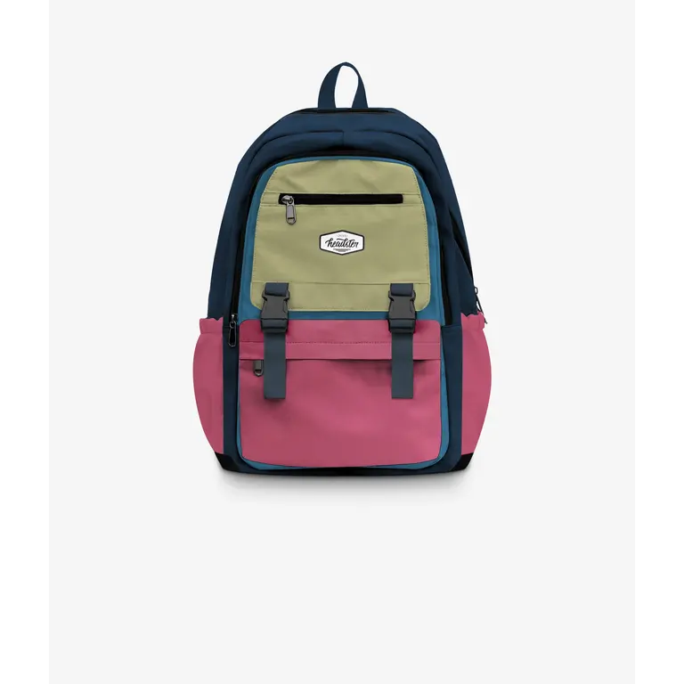 HEADSTER KIDS COLORBLOCK 26L BACKPACK - VINTAGE ROSE