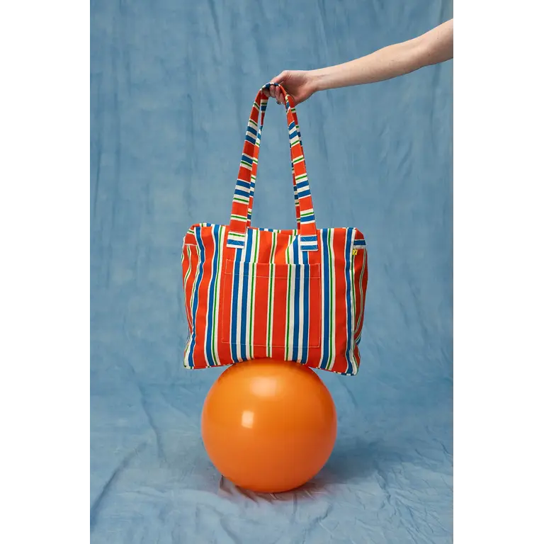 FLUF SAC FOURRE-TOUT DAYTRIP - AWNING STRIPE CHILI